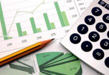 Crise do coronavírus: saiba como gerir as finanças do seu negócio Lápis, calculadora e papel com vários gráficos