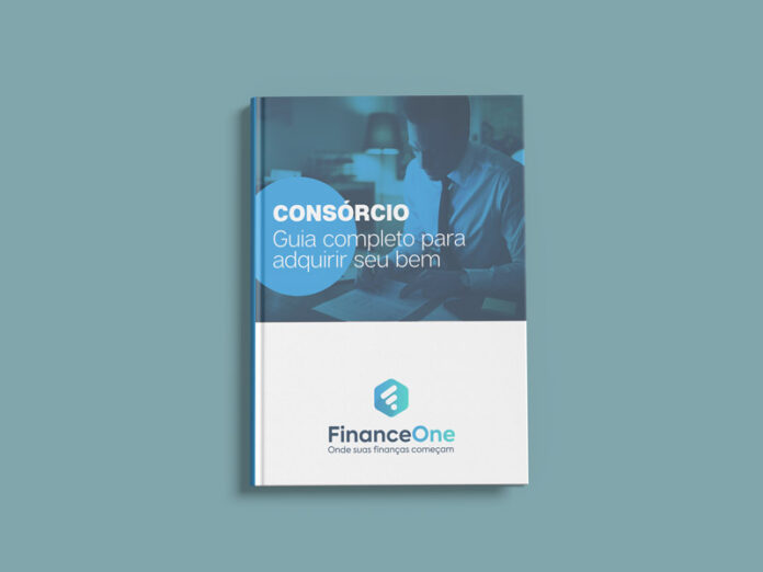 ebook com capa azul e logo da financeone