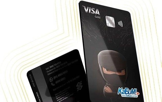 Cartão de crédito preto KaBuM!