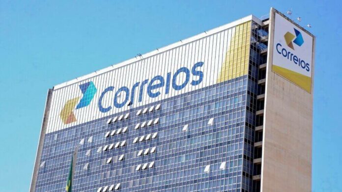 Fechada da sede dos Correios