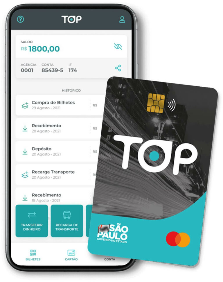 Cartão TOP: veja como recarregar pelo aplicativo e WhatsApp