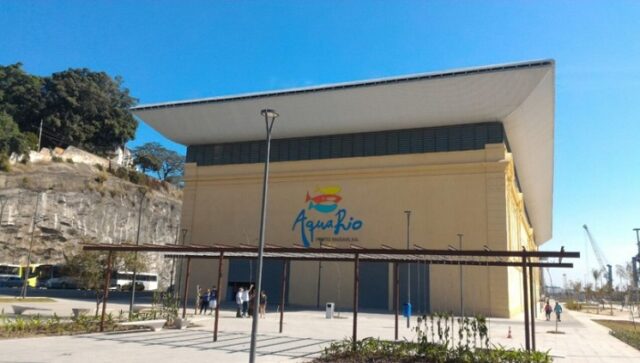 fachada do AquaRio