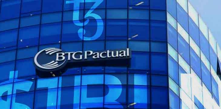fachada do banco BTG Pactual
