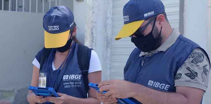 Agentes recenseadores do concurso IBGE