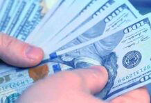 É verdade que o FED dos Estados Unidos vai acabar com o dólar em papel? pessoa contando dólar