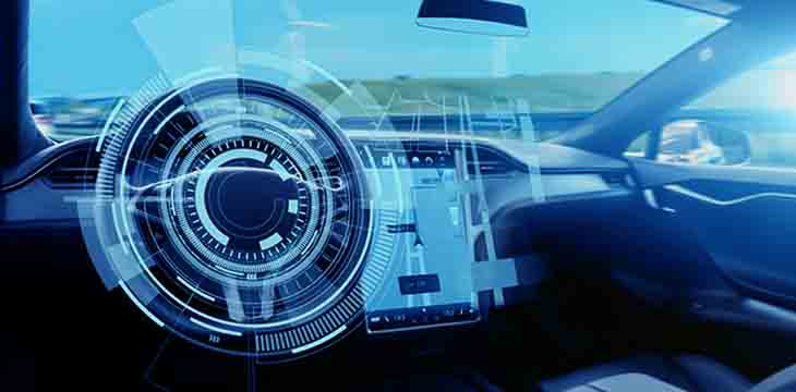 Painel carro Tesla