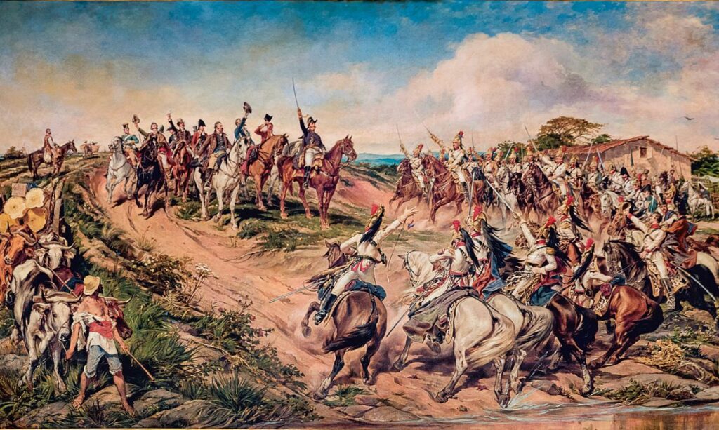 Quadro do artista plástico Pedro Américo que retrata a independência do Brasil