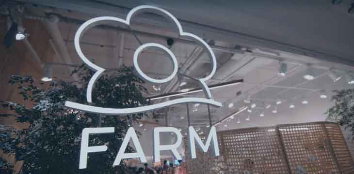 Fachada de uma loja Farm