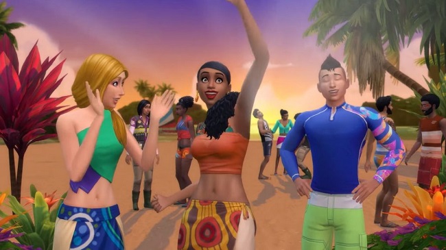 personagens do jogo The Sims 4