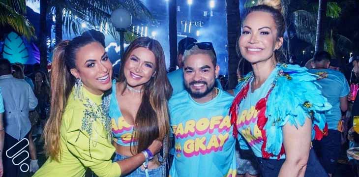 Convidados curtem a Farofa da Gkay
